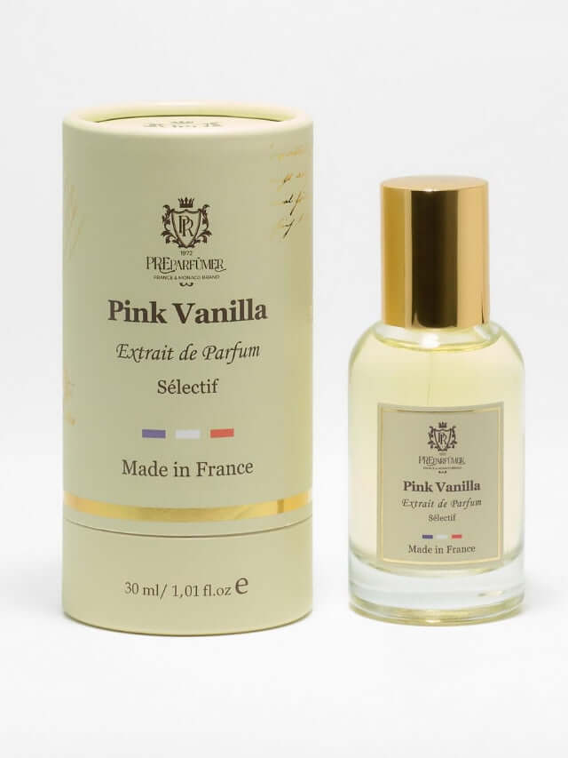 Pink Vanilla - Extrait de Parfum | Luxury Vanilla Perfume Made in France Pink Vanilla 1.01 Fl Oz (Pack of 1)