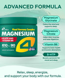 Magnesium Advanced Complex 610Mg with Glycinate, Citrate, Vitamin B6 for 3X Absorption & 5-HTP