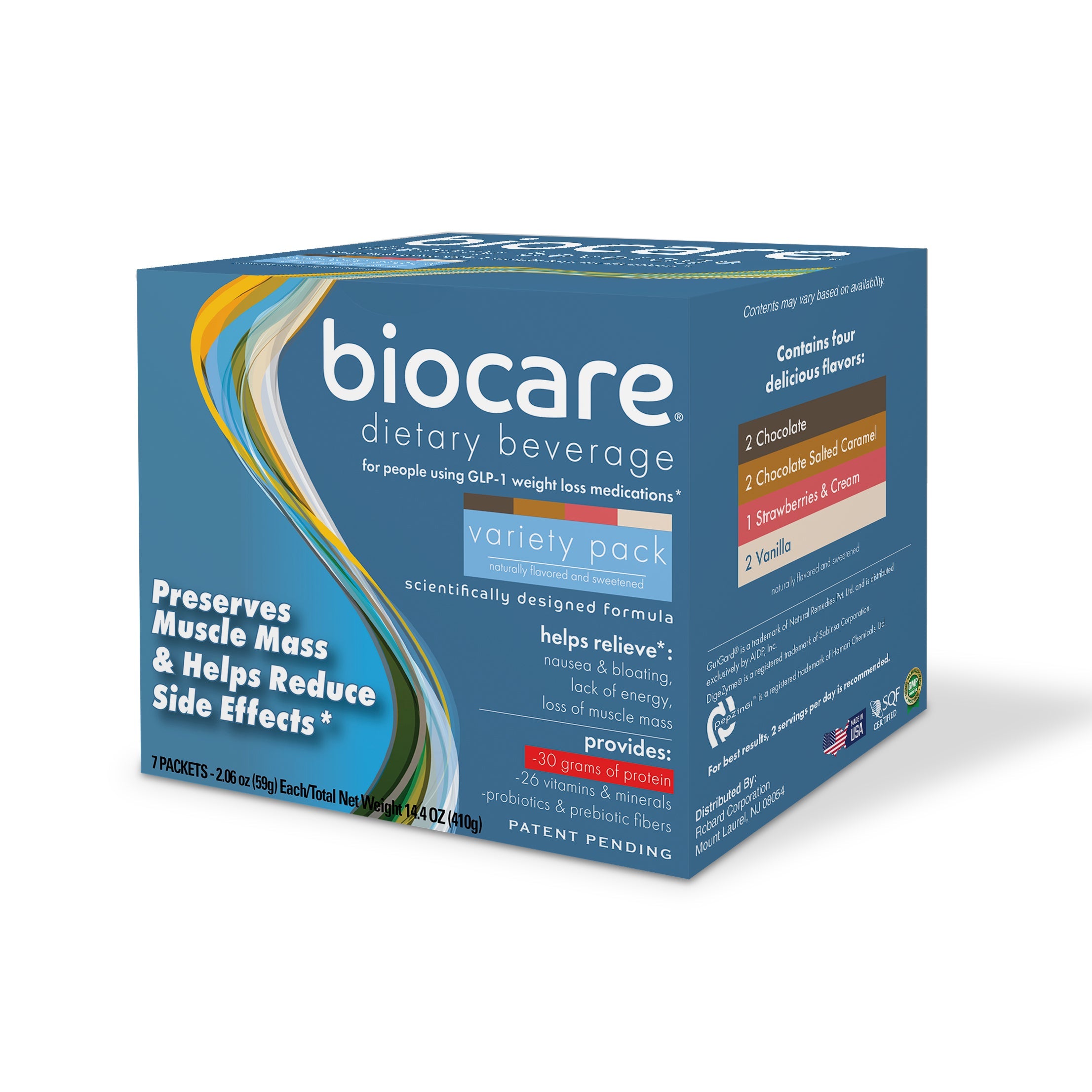 Assortiment de boissons protéinées 30 g (7 unités)