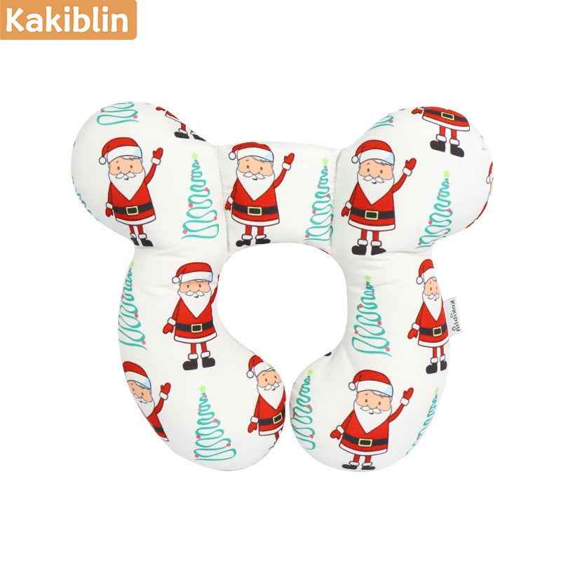 Baby head protection U-shaped pillow Santa Claus plus size