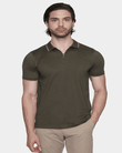 The Mercerized Cotton Polo (Olive)