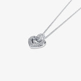 Tryndi Floating Heart Necklace