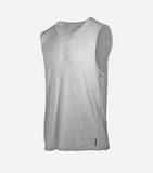 Bamboo Aerotech Tank - Black Heather Grey
