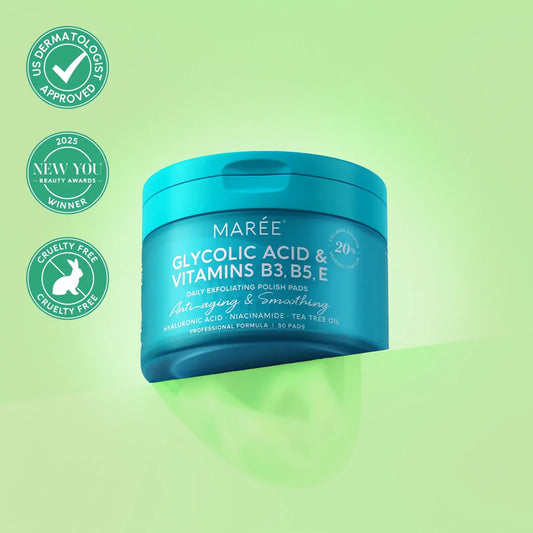 Disques exfoliants à l'acide glycolique