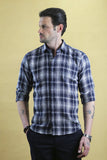 The Woodsman Shirt (The Navy Plaid)