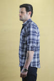 The Woodsman Shirt (The Navy Plaid)