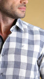 The Woodsman Shirt(silver Plaid)