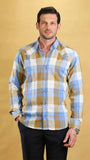 The Woodsman Shirt(Blue&Pea Plaid)