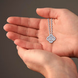 Luxe Clover Pendant Necklace
