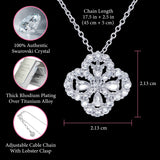 Luxe Clover Pendant Necklace