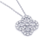 Luxe Clover Pendant Necklace