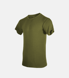 Bamboo Aerotech T-Shirt - Navy Blue Olive Green