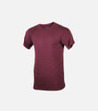 Bamboo Aerotech T-Shirt - White Dark Plum
