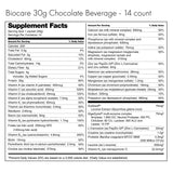 Bebida dietética Biocare de chocolate con proteína de 30 g (14 porciones)