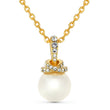Single Radiant Pearl Necklace