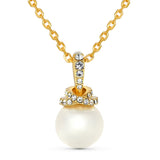 Single Radiant Pearl Necklace