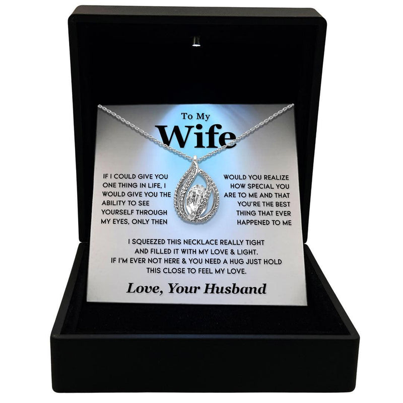 TRYNDI™ To My Wife Birdcage Necklace With Authentic Swarovski Crystals