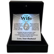 TRYNDI™ To My Wife Birdcage Necklace With Authentic Swarovski Crystals