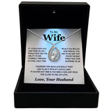 TRYNDI™ To My Wife Birdcage Necklace With Authentic Swarovski Crystals