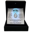 TRYNDI™ To My Darling WifeBirdcage Necklace With Authentic Swarovski Crystals