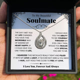 TRYNDI™ To My Beautiful Soulmate Birdcage Necklace With Authentic Swarovski Crystals