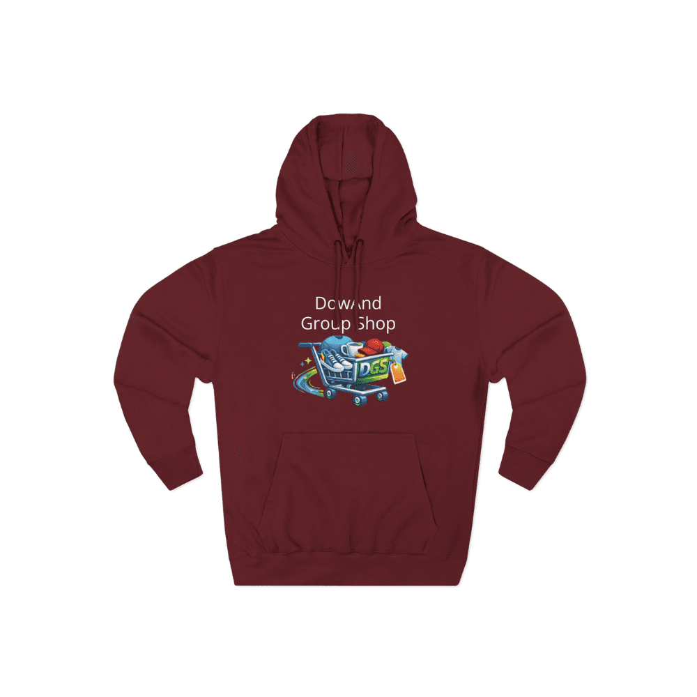 Three-Panel Fleece Hoodie — Custom Unisex Designed Comfort