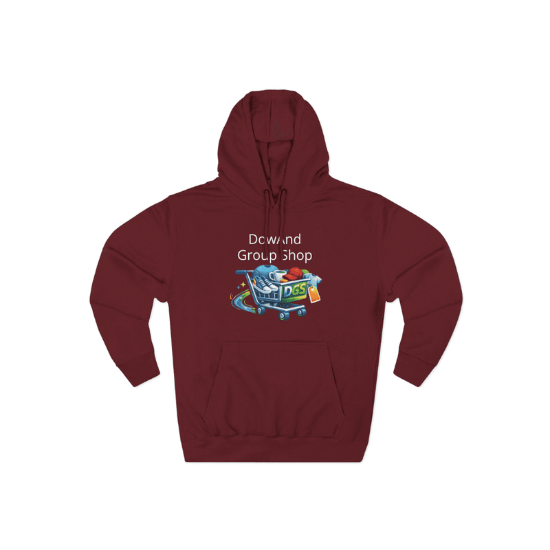 Three-Panel Fleece Hoodie — Custom Unisex Designed Comfort
