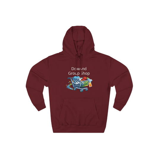 Three-Panel Fleece Hoodie — Custom Unisex Designed Comfort