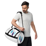 All-over print gym duffel bag