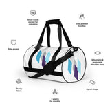 All-over print gym duffel bag