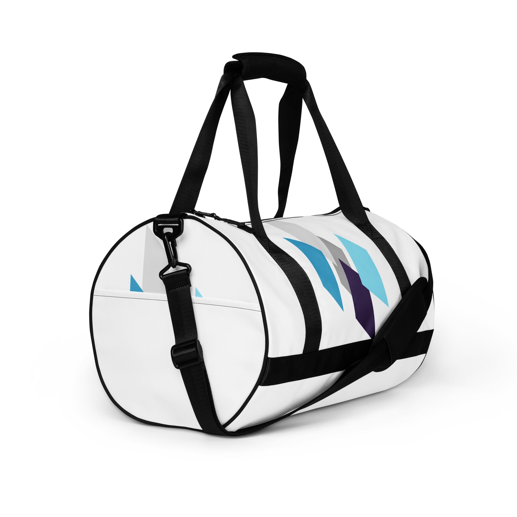 All-over print gym duffel bag