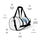 All-over print gym duffel bag