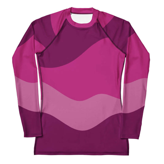 Women's Rash Guard with All-Over Print Custom Design