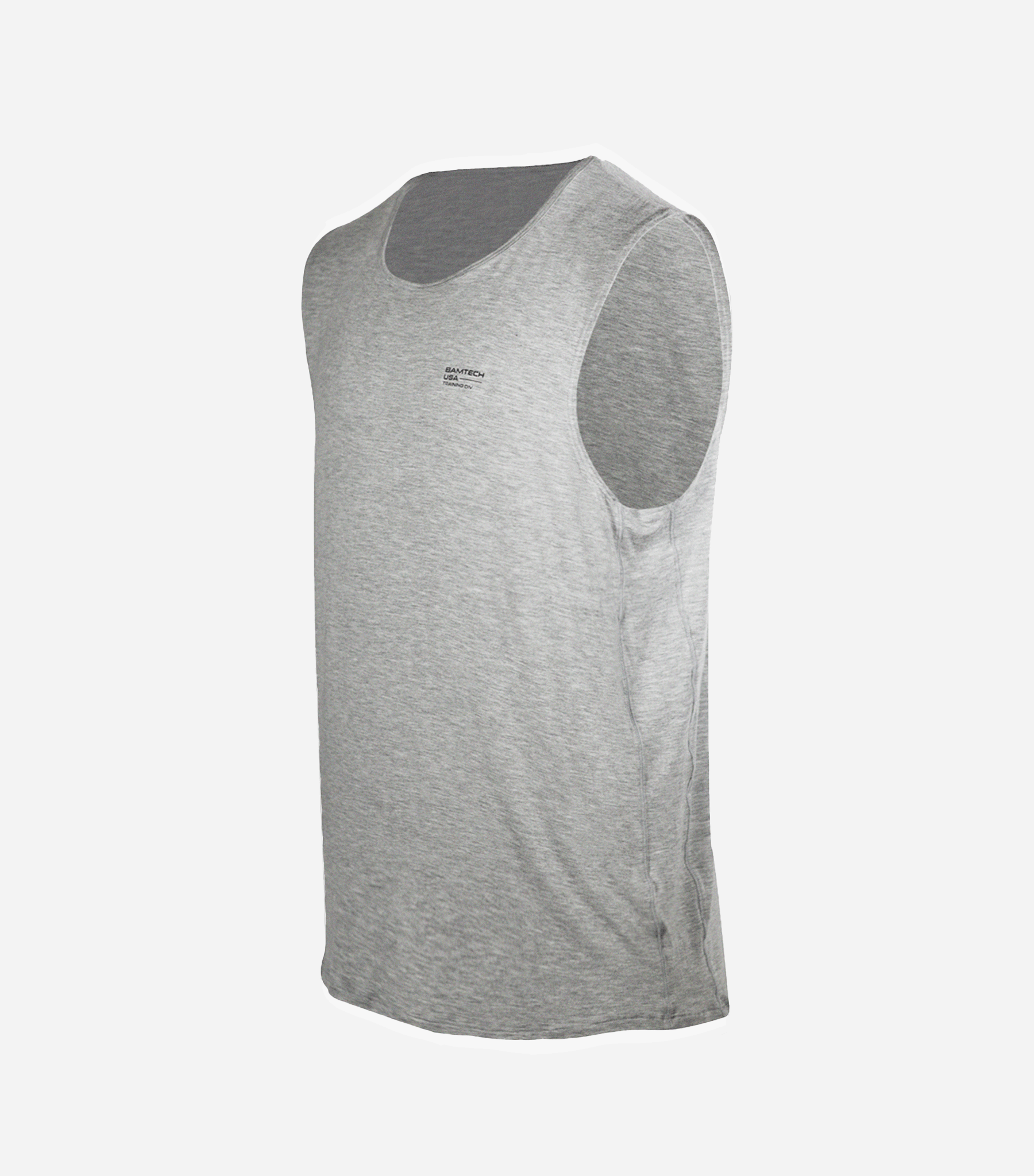 Bamboo Aerotech Tank - Training Div. Black Heather Grey