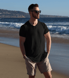 Bamboo Swift Curve-Hem T-Shirt - Heather Grey