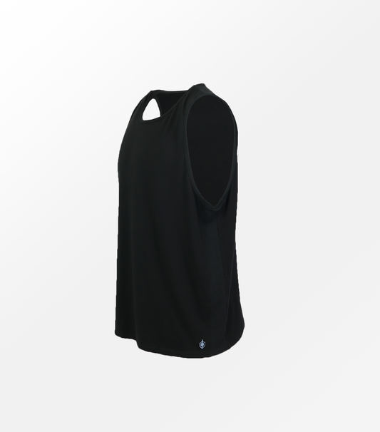 Eucalyptus Performance Tank - Black S Black
