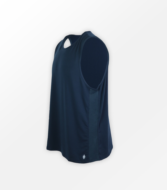 Eucalyptus Performance Tank - Navy S Navy