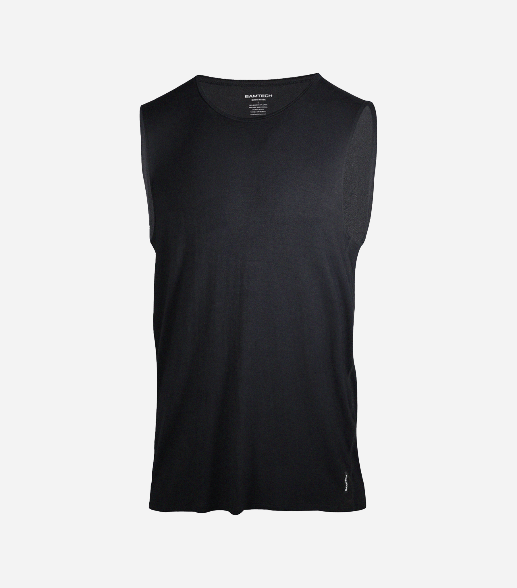 Bamboo Aerotech Tank - Black Black