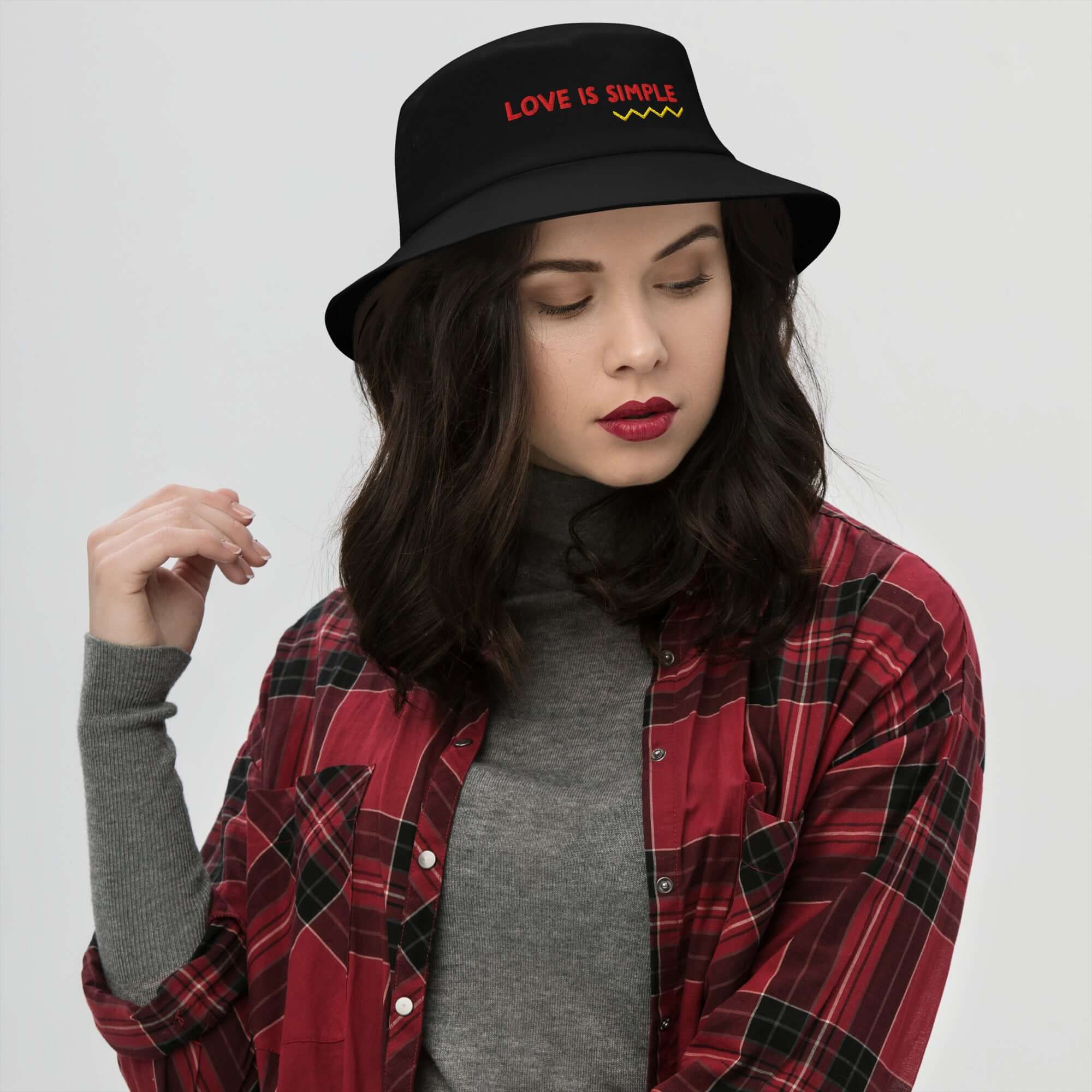 Bucket Hat I Big Accessories BX003 with Custom Embroidery Design
