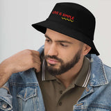 Bucket Hat I Big Accessories BX003 with Custom Embroidery Design