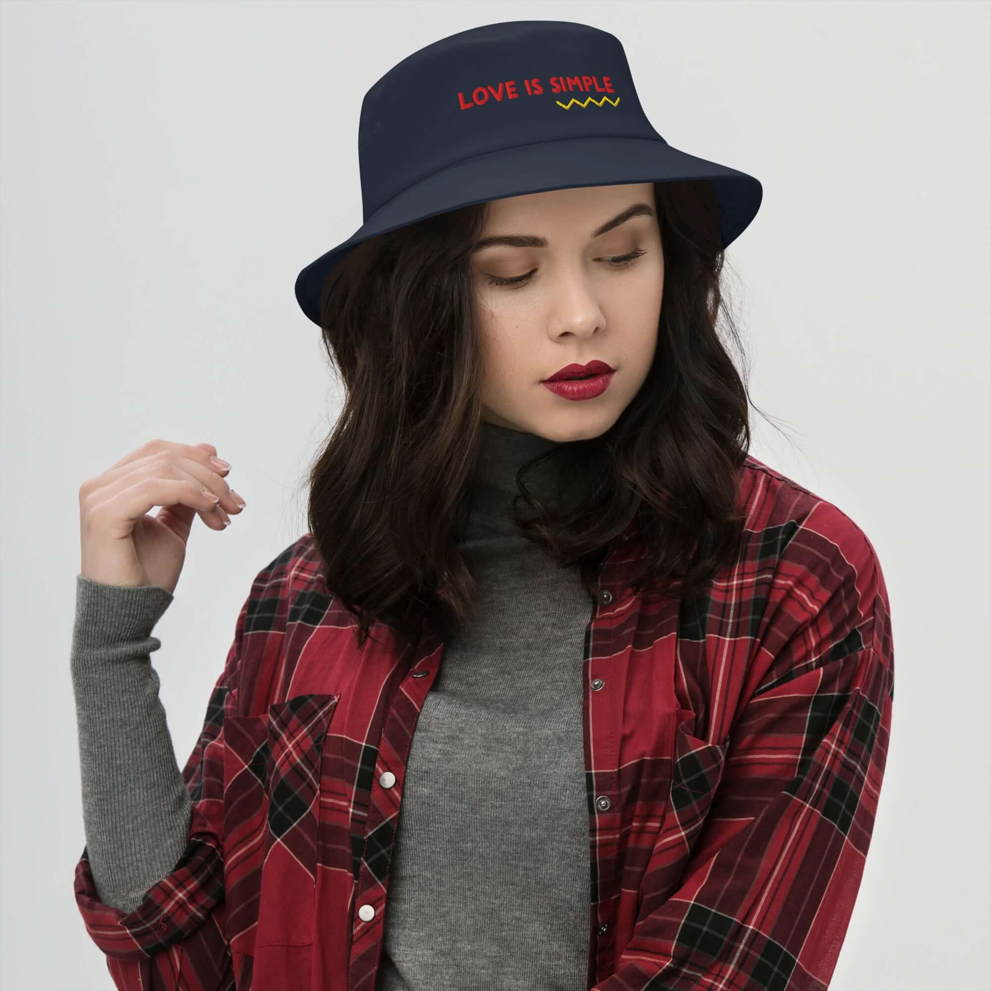Bucket Hat I Big Accessories BX003 with Custom Embroidery Design