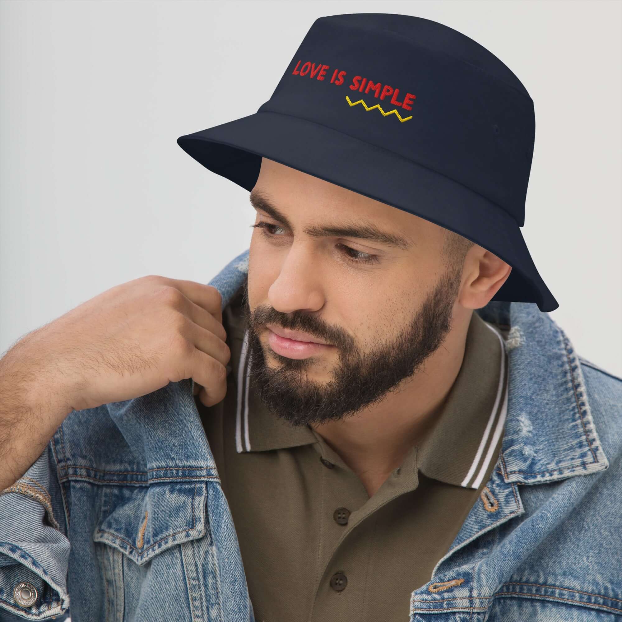 Bucket Hat I Big Accessories BX003 with Custom Embroidery Design