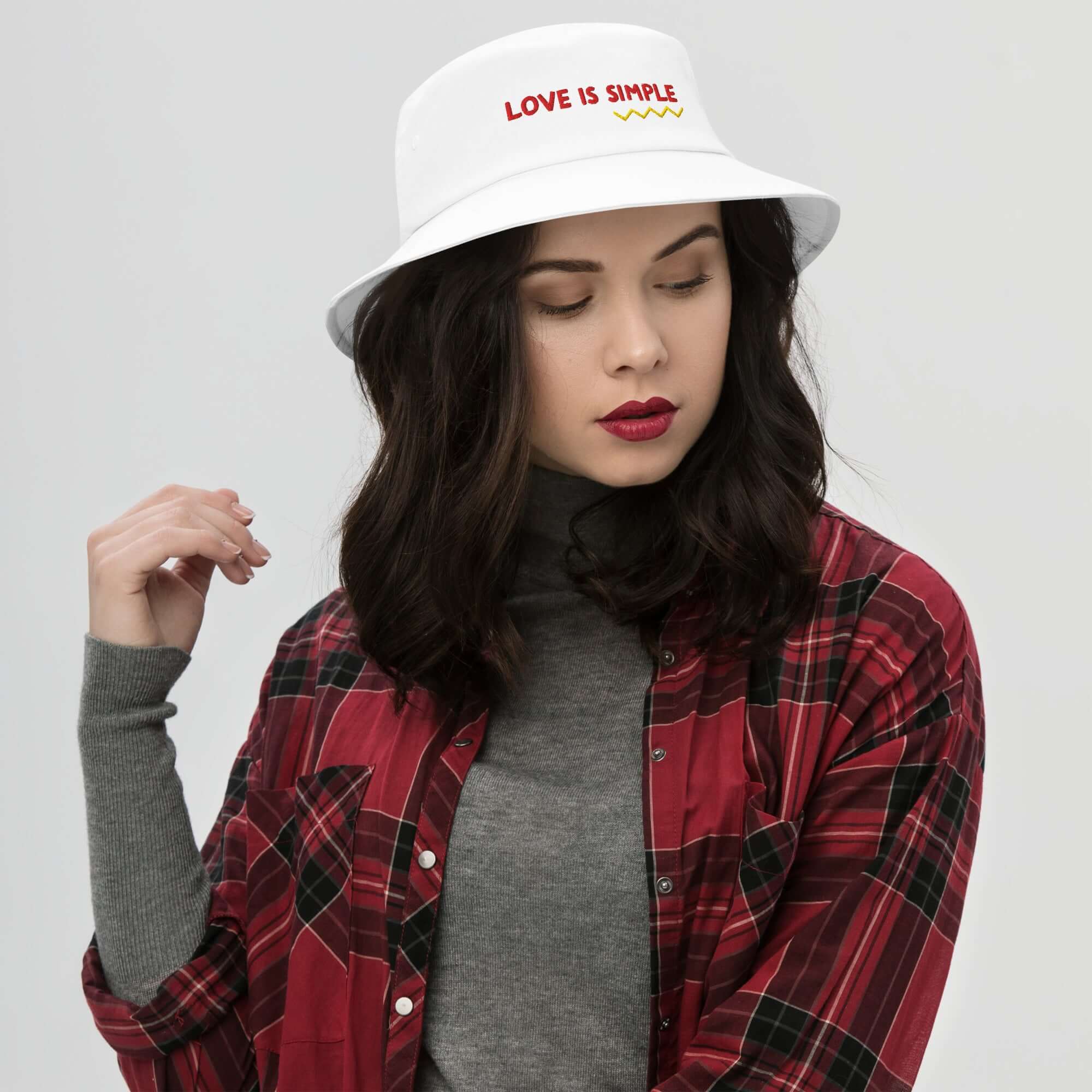 Bucket Hat I Big Accessories BX003 with Custom Embroidery Design