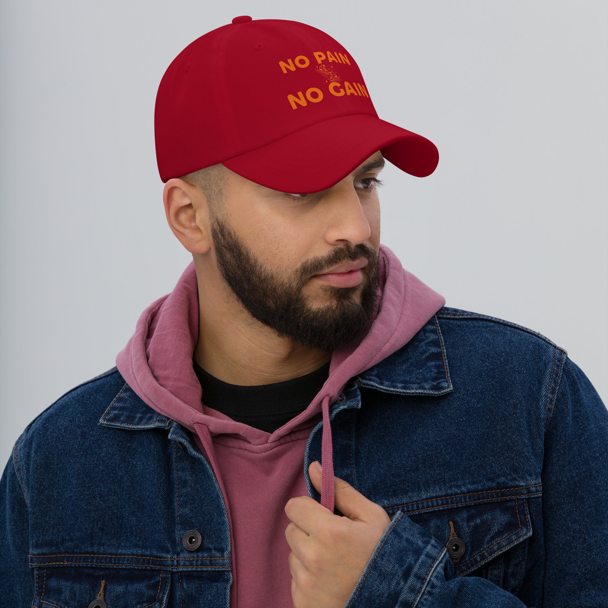 Dad hat with custom print design