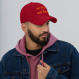 Dad hat with custom print design