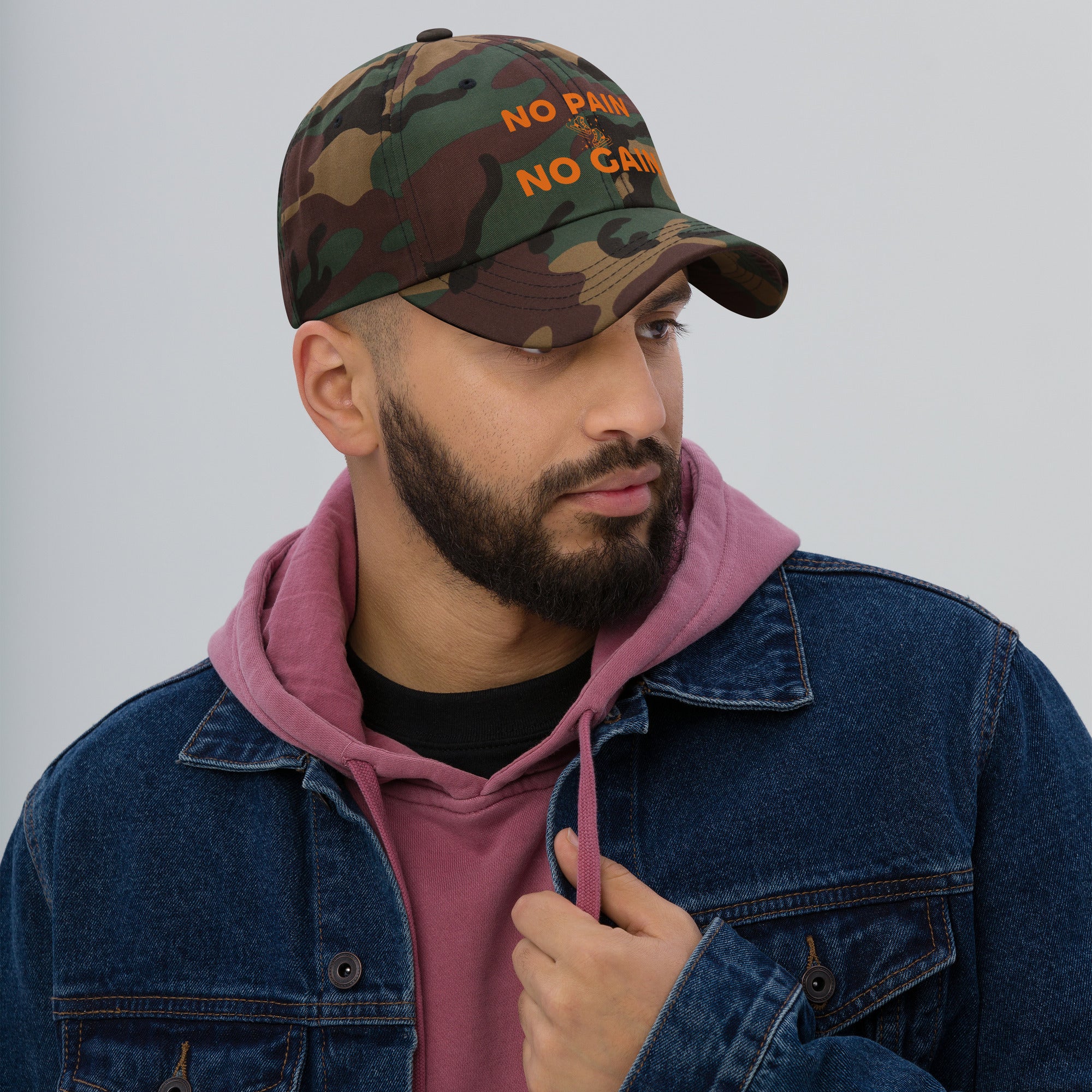 Dad hat with custom print design
