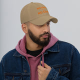 Dad hat with custom print design