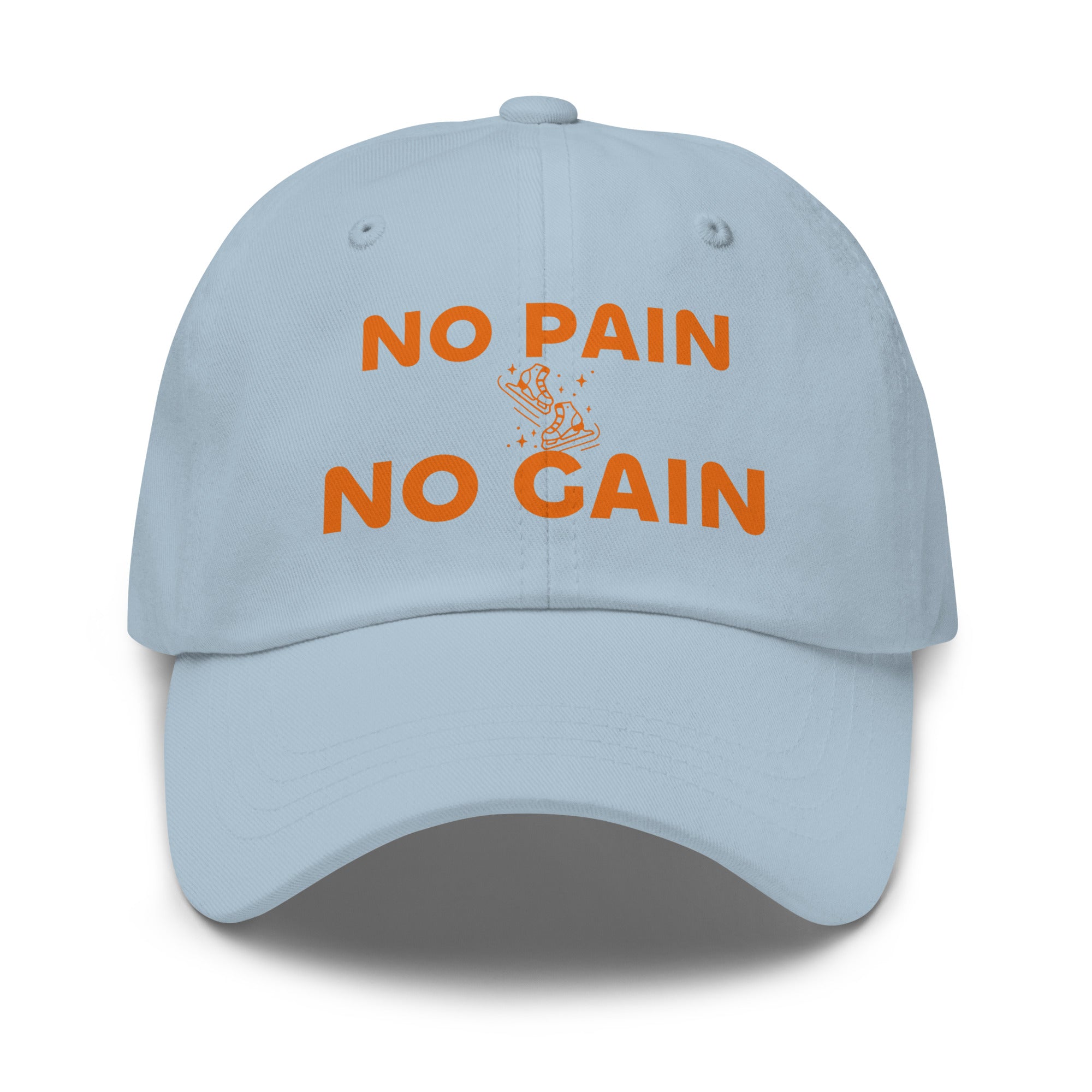 Dad hat with custom print design Light Blue
