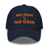 Dad hat with custom print design Navy
