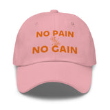 Dad hat with custom print design Pink